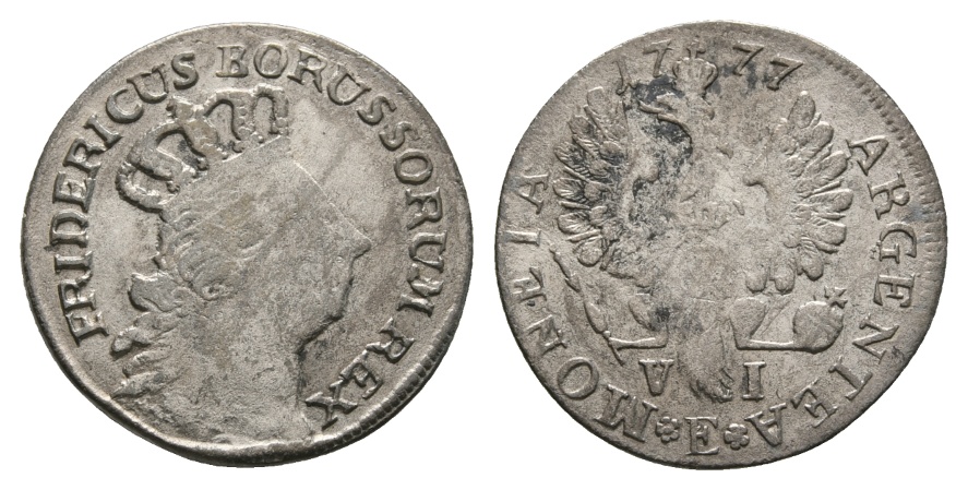  Altdeutschland; Kleinmünze 1777   