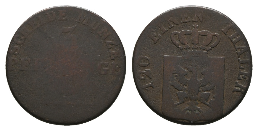  Altdeutschland; Kleinmünze   