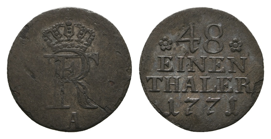  Altdeutschland; Kleinmünze 1797   