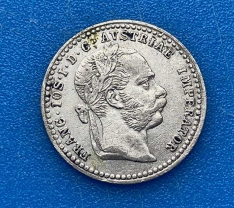  SILBER - Österreich 10 Kreuzer 1870 Franz Joseph I. Doppeladler   