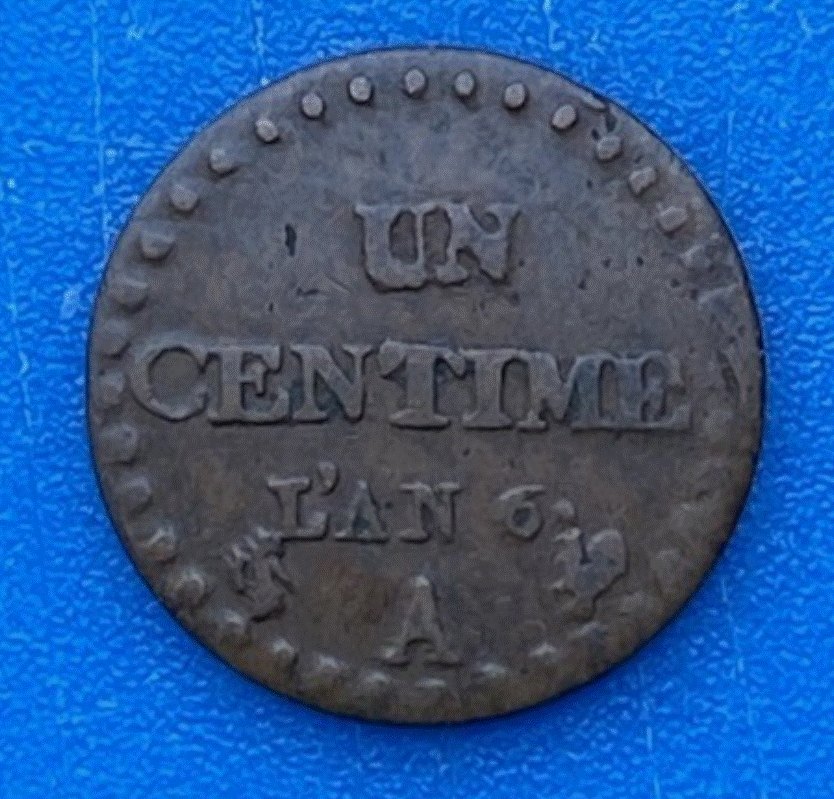  Frankreich 1 Centime L'An 6 1797/1798 | Erste Französische Republik   