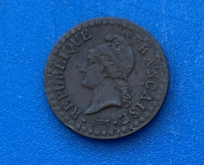  Frankreich 1 Centime L'An 6 1797/1798 | Erste Französische Republik   