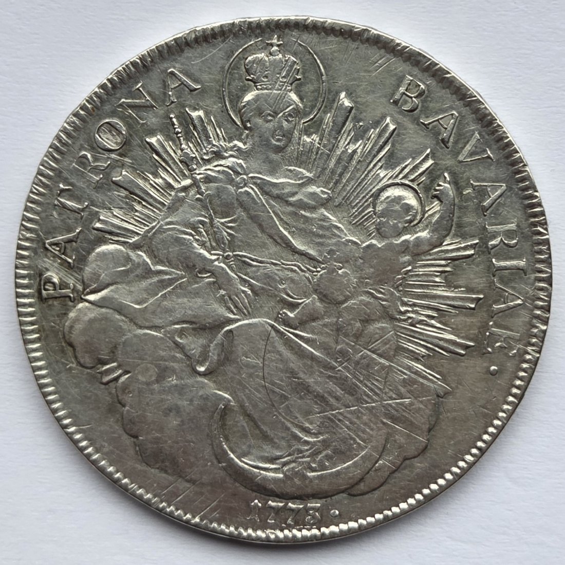  Bayern: 1 Taler Maximilian Joseph 1773 A   