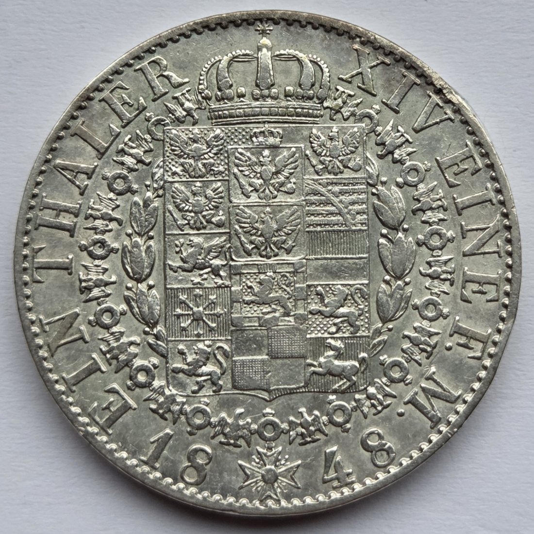  Preußen: 1 Taler Friedrich Wilhelm IV. 1848   