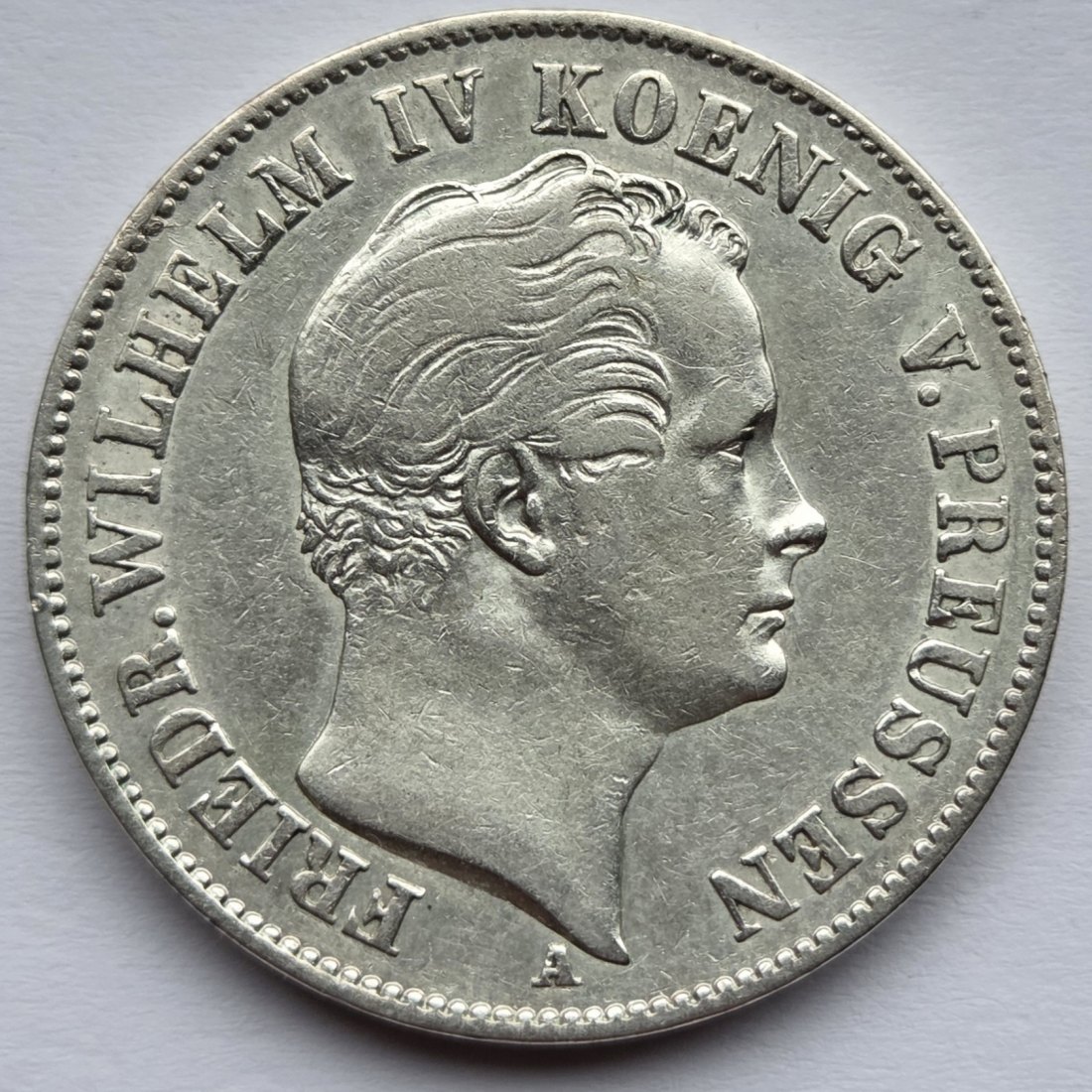  Preußen: 1 Taler Friedrich Wilhelm IV. 1848   