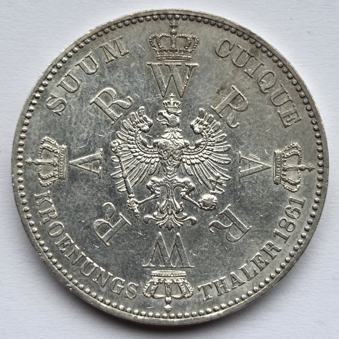  Preußen: Krönungstaler 1861   
