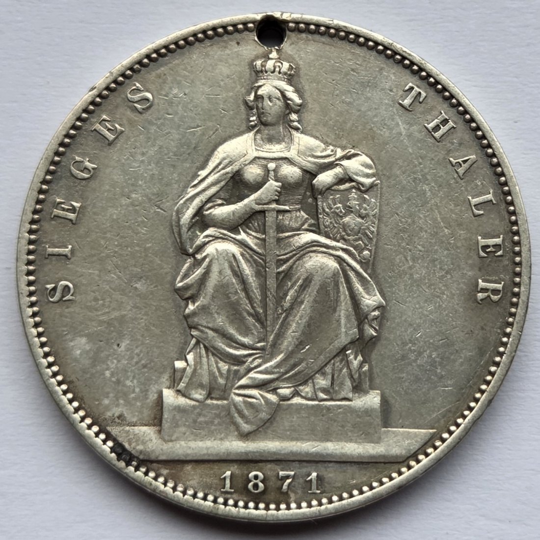  Preußen: Siegestaler 1871   