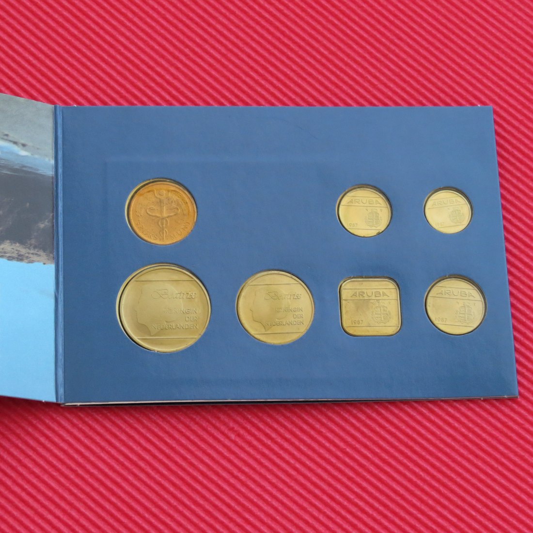  Aruba 1987 - 5 10 25 50 cents 1, 2.50 guldem   