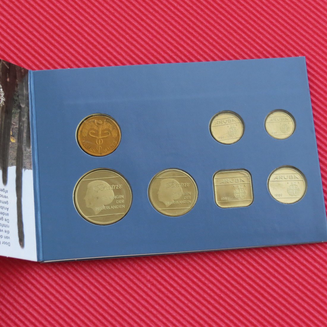  Aruba 1989 - 5 10 25 50 cents 1, 2.50 guldem   