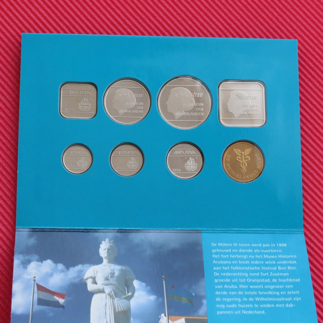  Aruba 1996 - 5 10 25 50 cents 1, 2.50 5 guldem   