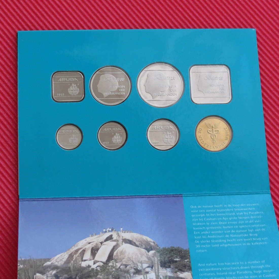 Aruba 1997 - 5 10 25 50 cents 1, 2.50 5 guldem   