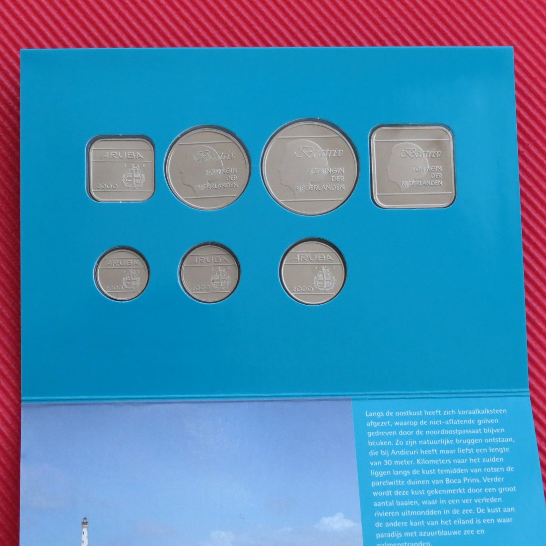  Aruba 2000 - 5 10 25 50 cents 1, 2.50 5 guldem   