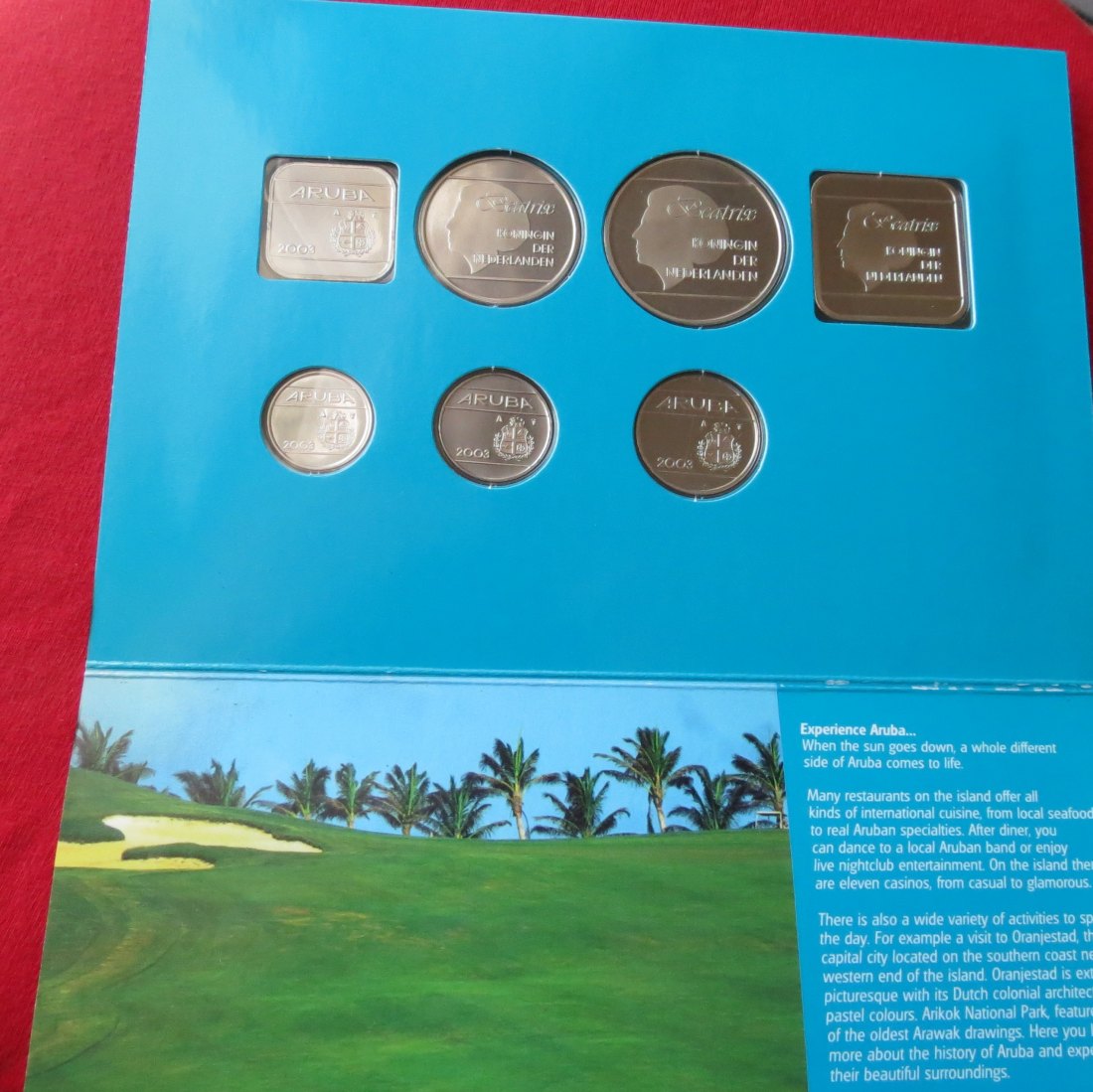  Aruba 2003 - 5 10 25 50 cents 1, 2.50 5 guldem   