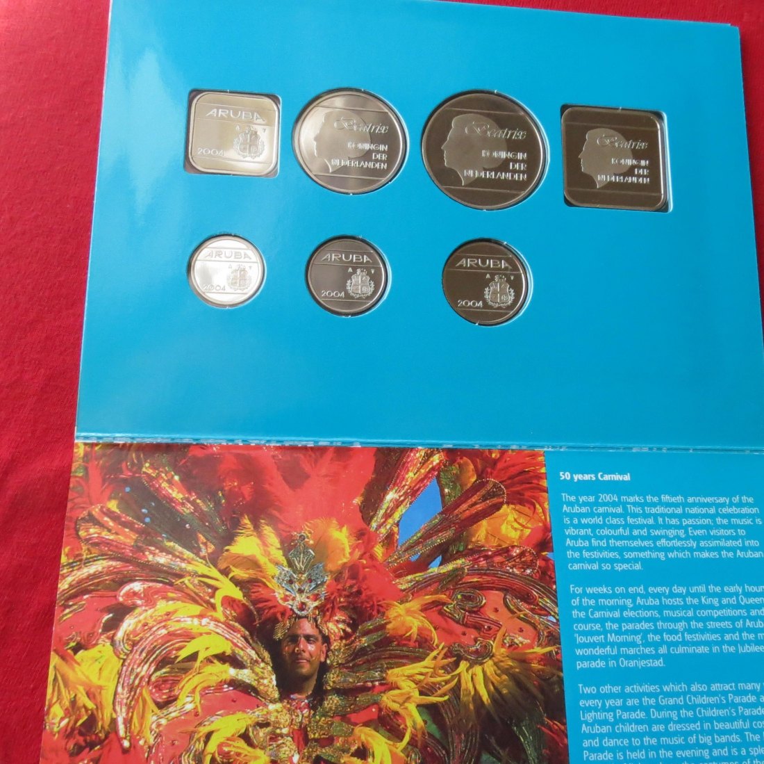  Aruba 2004 - 5 10 25 50 cents 1, 2.50 5 guldem   