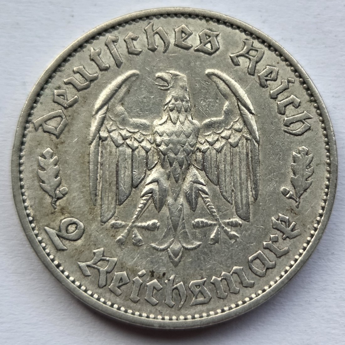  Deutsches Reich: 2 Mark Schiller (Jaeger 358), 1934   