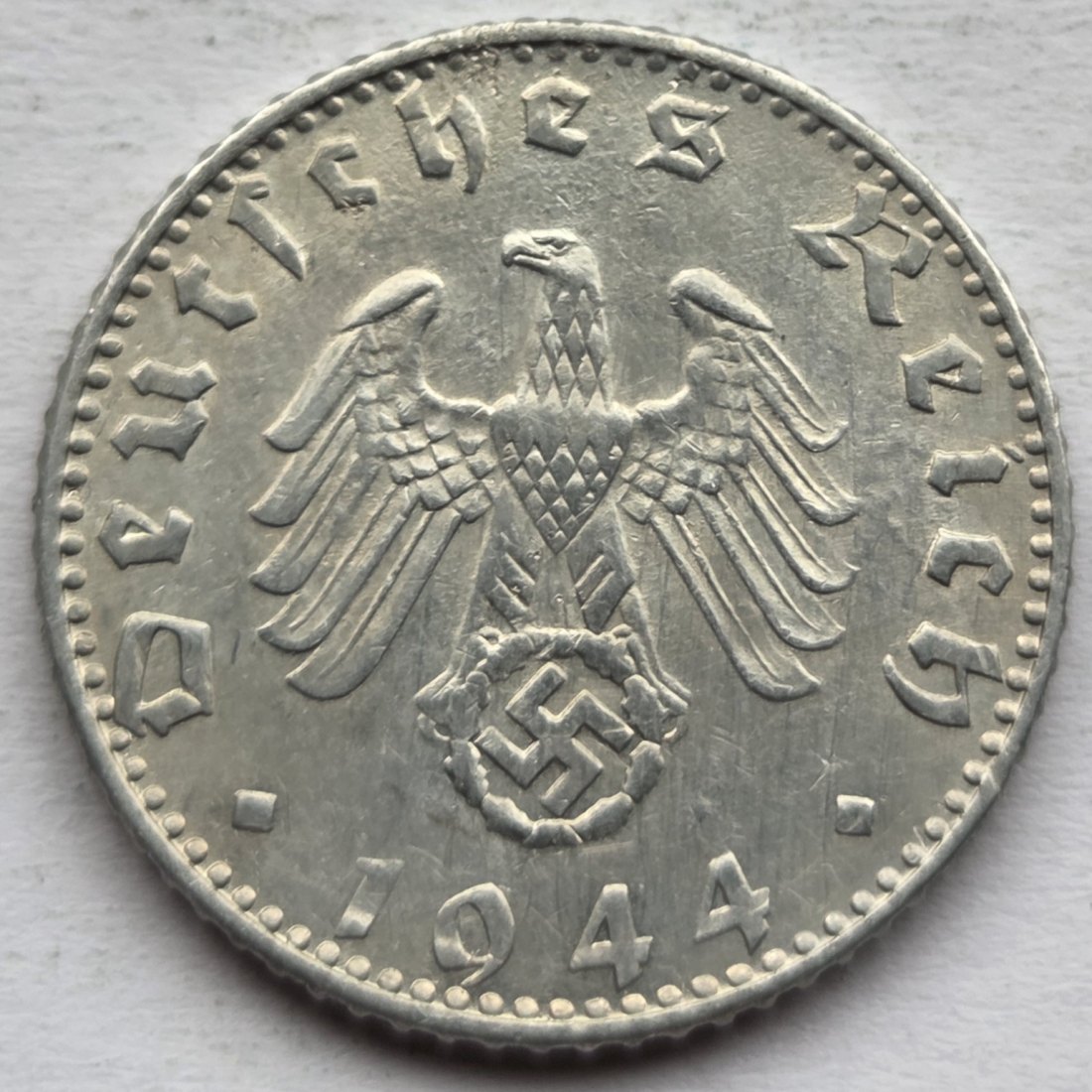  Deutsches Reich: 50 Pfennig 1944 G   