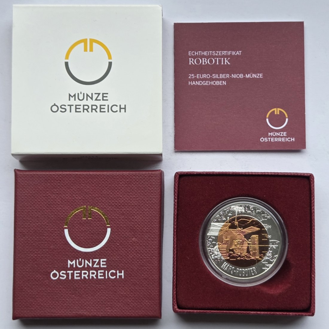  Österreich: 25 Euro Niob Robotik 2011   