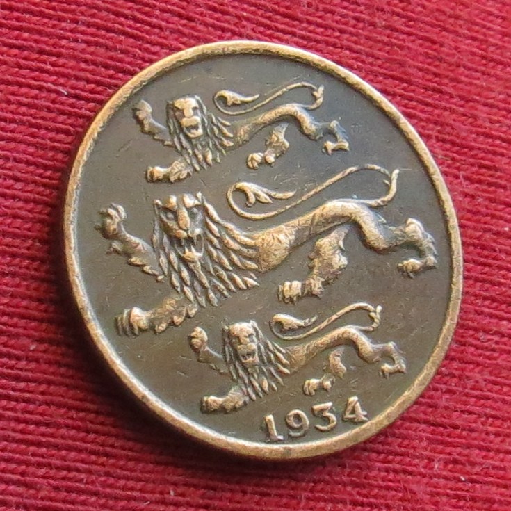  Estonia 2 sent 1934  №2   