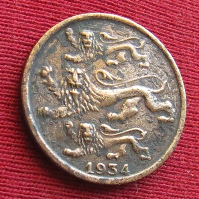  Estonia 2 sent 1934  №5   
