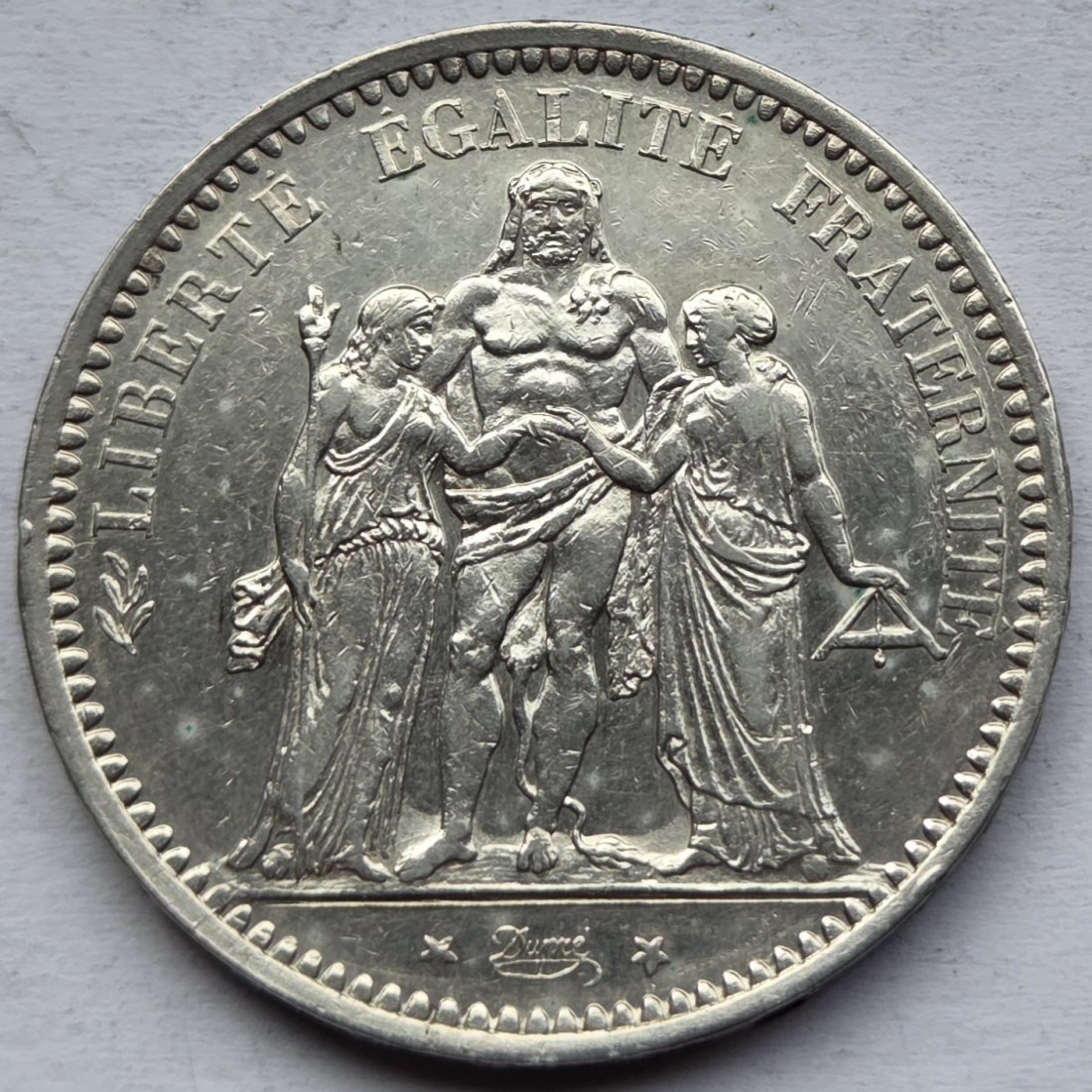  Frankreich: 5 Francs 1873 A   