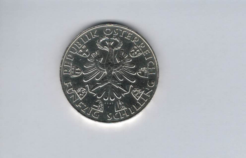  50 Schilling 1959 Andreas Hofer Tiroler Freiheit silber 18g fein Österreich Spittalgold9800 (4584/1)   