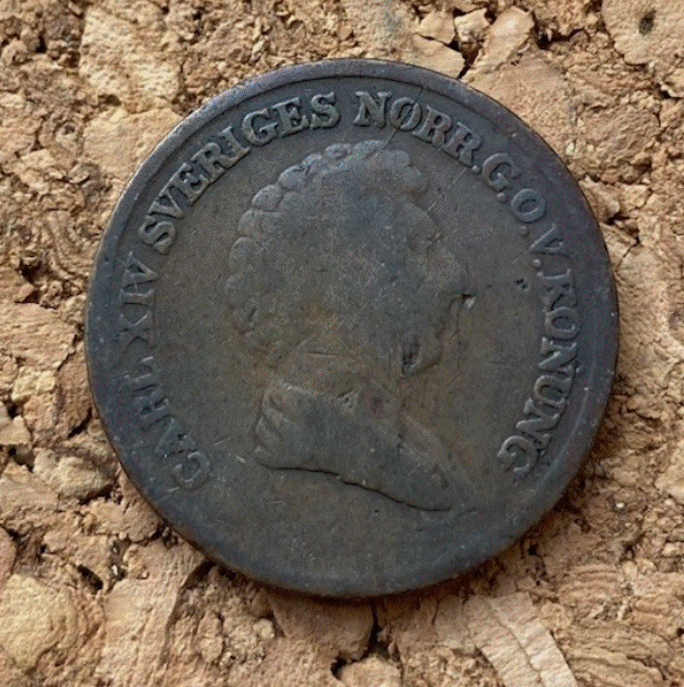  Schweden ⅔ Skilling Banco 1839 - 2/3 Skilling Gekreuzte Pfeile   