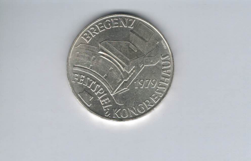  100 Schilling 1979 Festspiel Bregenz silber 15,36g fein Österreich Spittalgold9800 (01914/24   