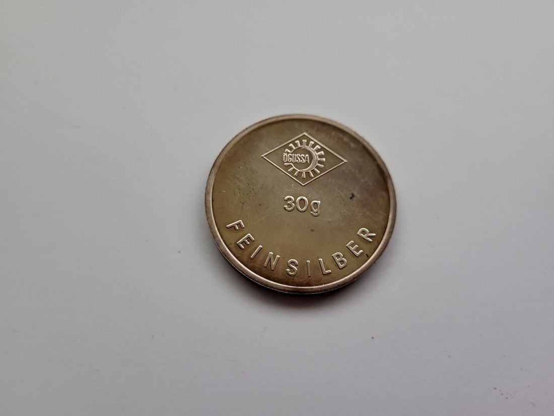  Silberbarren 30 g Münze Medaille Ag Feinsilber Ögussa Österreich Spittalgold9800 (3469)   