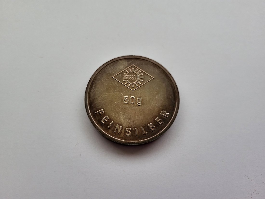  Silberbarren 50 g Münze Medaille Ag Feinsilber Ögussa Österreich Spittalgold9800 (3469)   