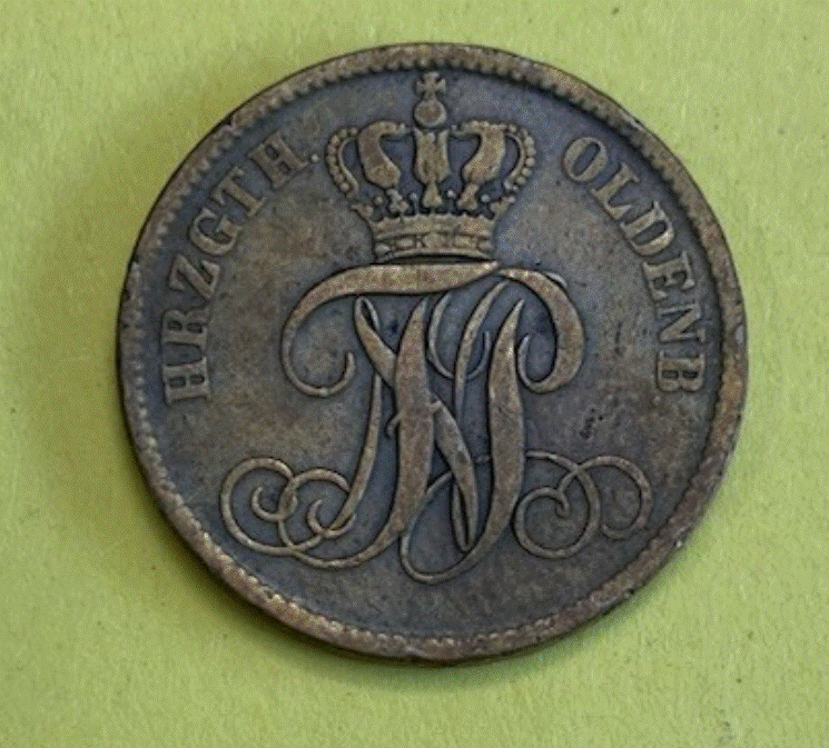  Oldenburg 3 Schwaren 1858 Großherzog Peter II.   