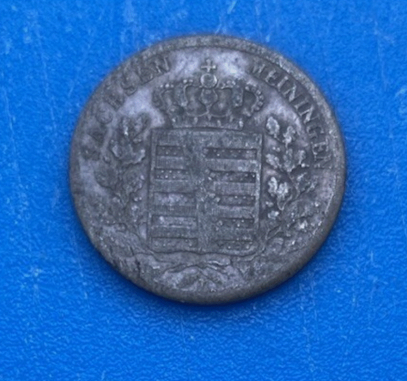  SILBER - Herzogtum Sachsen-Meiningen 6 Kreuzer 1831 Landmünze Altdeutschland   