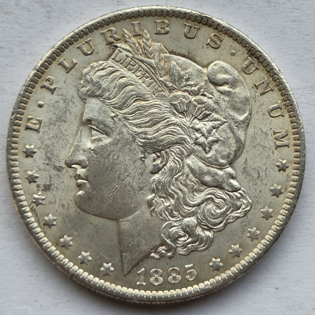  USA Vereinigte Staaten: 1 Dollar (Morgan-Dollar) 1885 O   