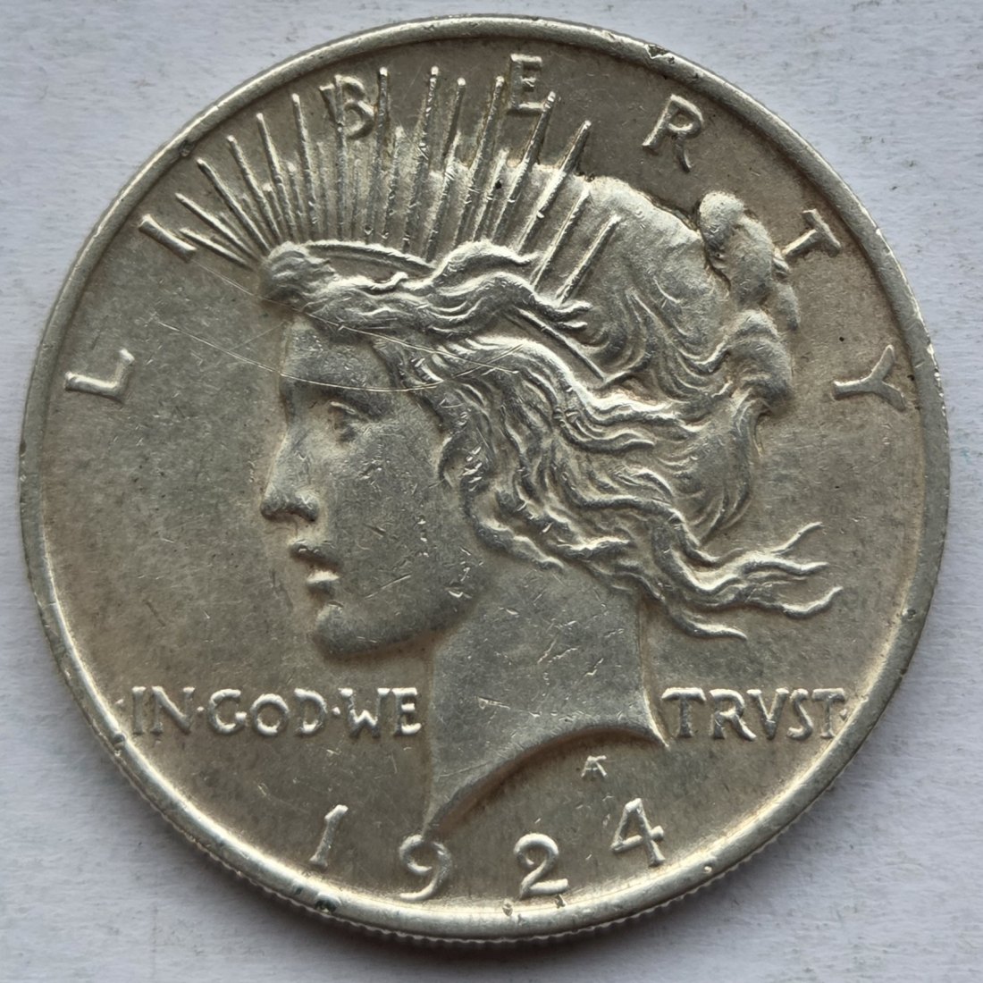  USA Vereinigte Staaten: 1 Dollar (Peace-Dollar) 1924   