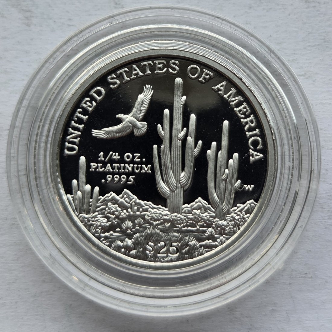  USA Vereinigte Staaten: 1/4 Unze Platin 2001   
