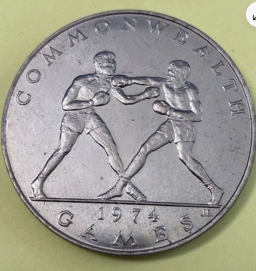  Westsamoa 1 Tala 1974 - Commonwealth Games Boxen / Boxer   