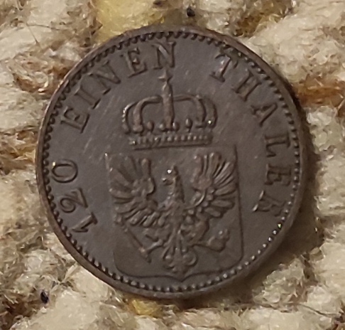  Preußen 3 Pfennig 1868 A   