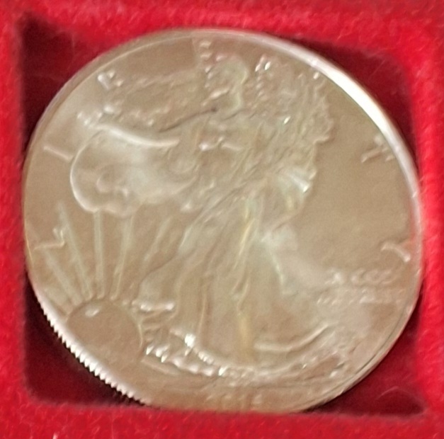  USA,1 Dollar, 2015 American Silver Eagle, 1OZ FINE SILVER   