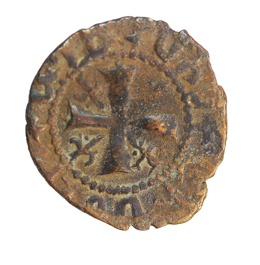  Cilician,Armenien ,Smpad 1296-1298,AE Kardez 2,08 g. , 19 mm   