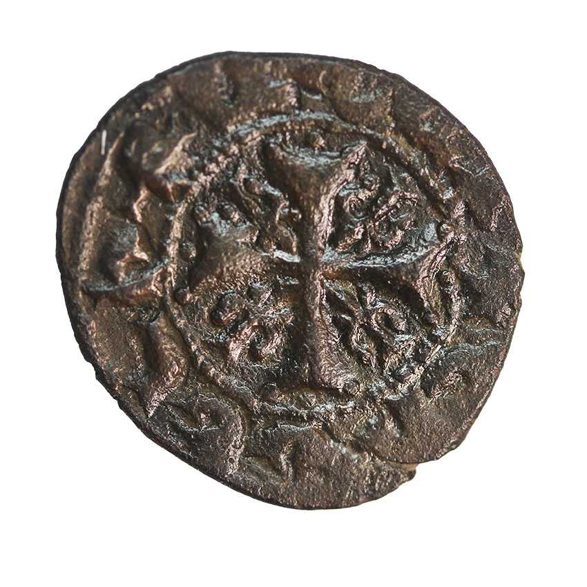  Cilician,Armenien ,Smpad 1296-1298,AE Pogh 2,12 g. , 18 mm   
