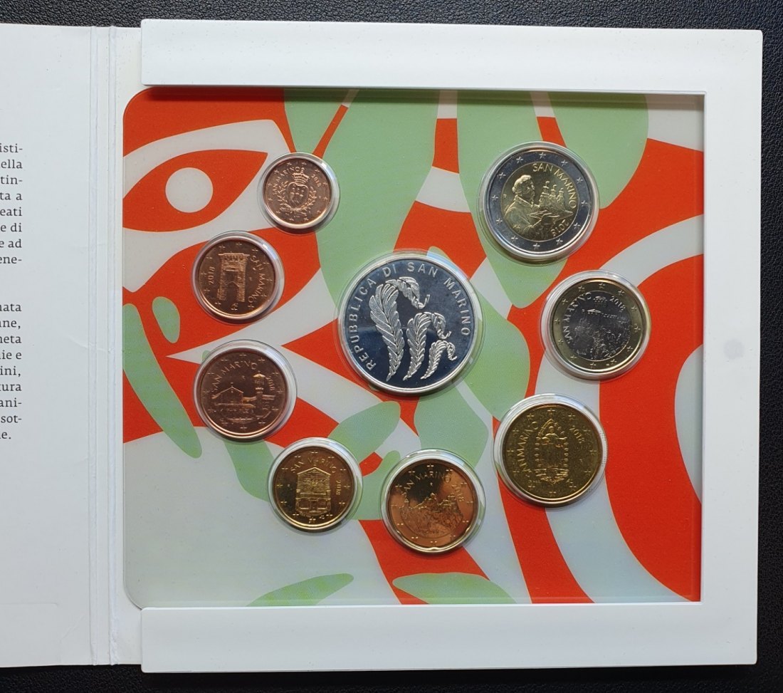  San Marino - Offizieller KMS 2018 8,88 inkl. 5 Euro Silber Welttag der Natur   