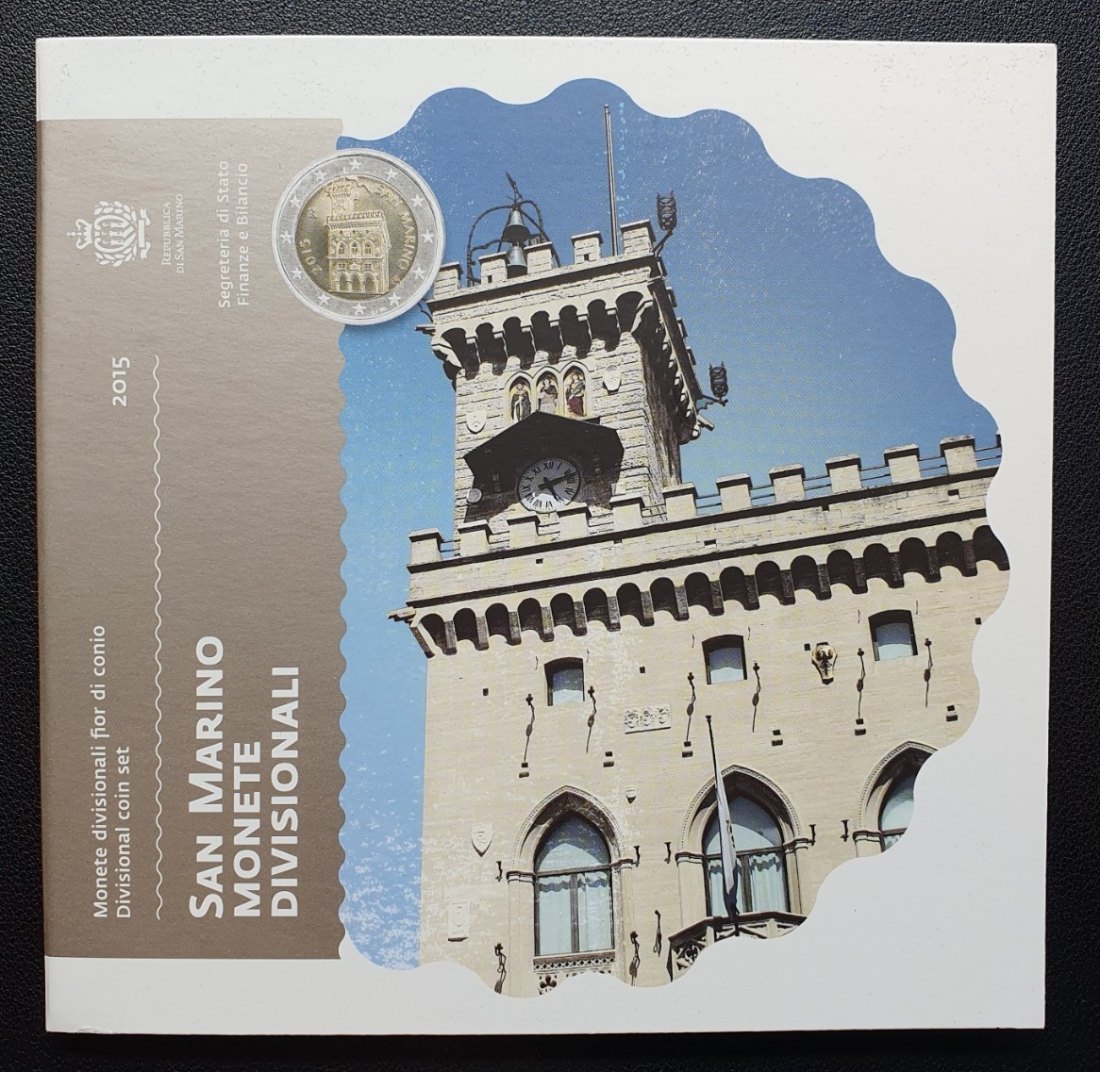 San Marino Euro KMS 2015 im original Blister
