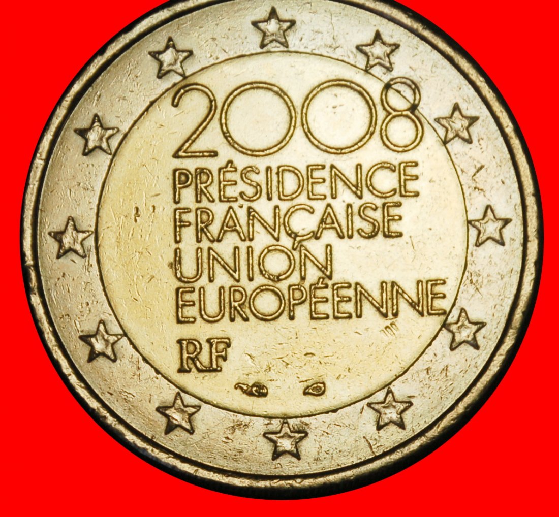  Ⰺ LEGENDE IN 6 LINIEN: FRANKREICH ★ 2 EURO 2008! NICHT-PHALLISCHE TYP 2007-2026! ★OHNE VORBEHALT   