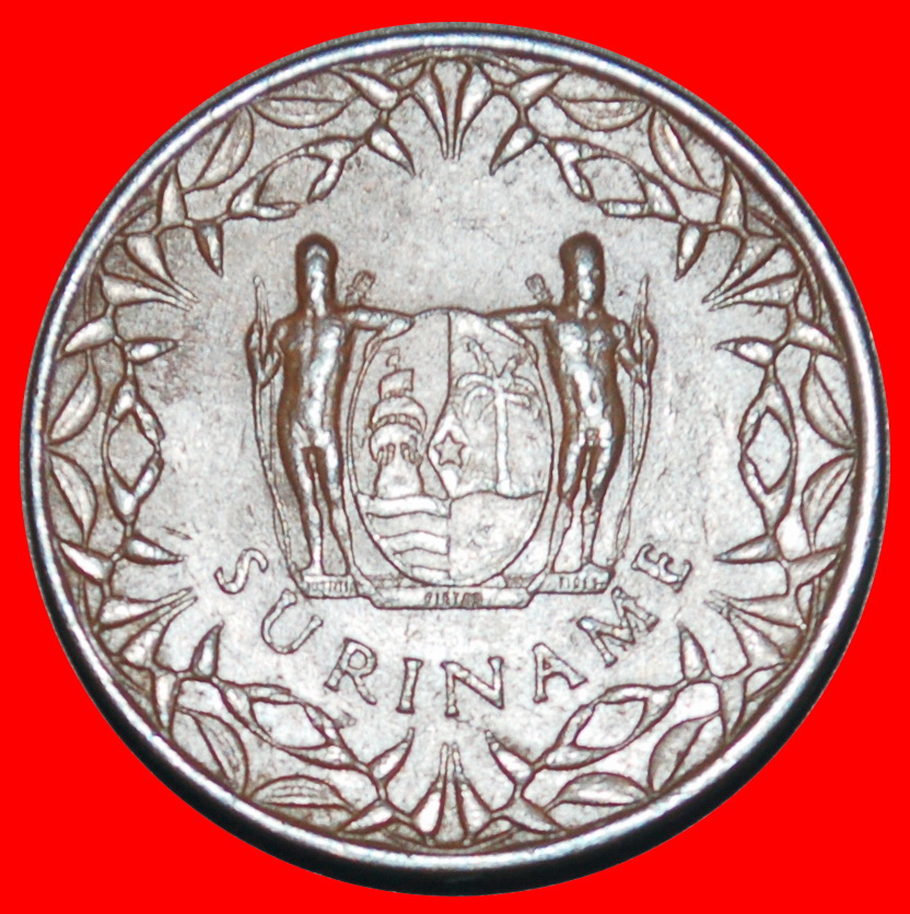  Ⰺ NIEDERLANDE SCHIFF (1962-2022): SURINAME ★ 1 CENT 1970! STEMPEL I2 A!★OHNE VORBEHALT   