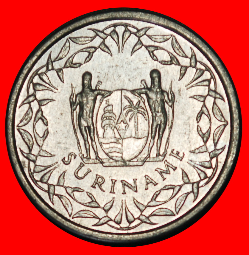 Ⰺ NIEDERLANDE SCHIFF 1962-2022: SURINAME★1 CENT 1980 HAHN UND STERN★uSTG★STEMPEL II B★OHNE VORBEHALT   