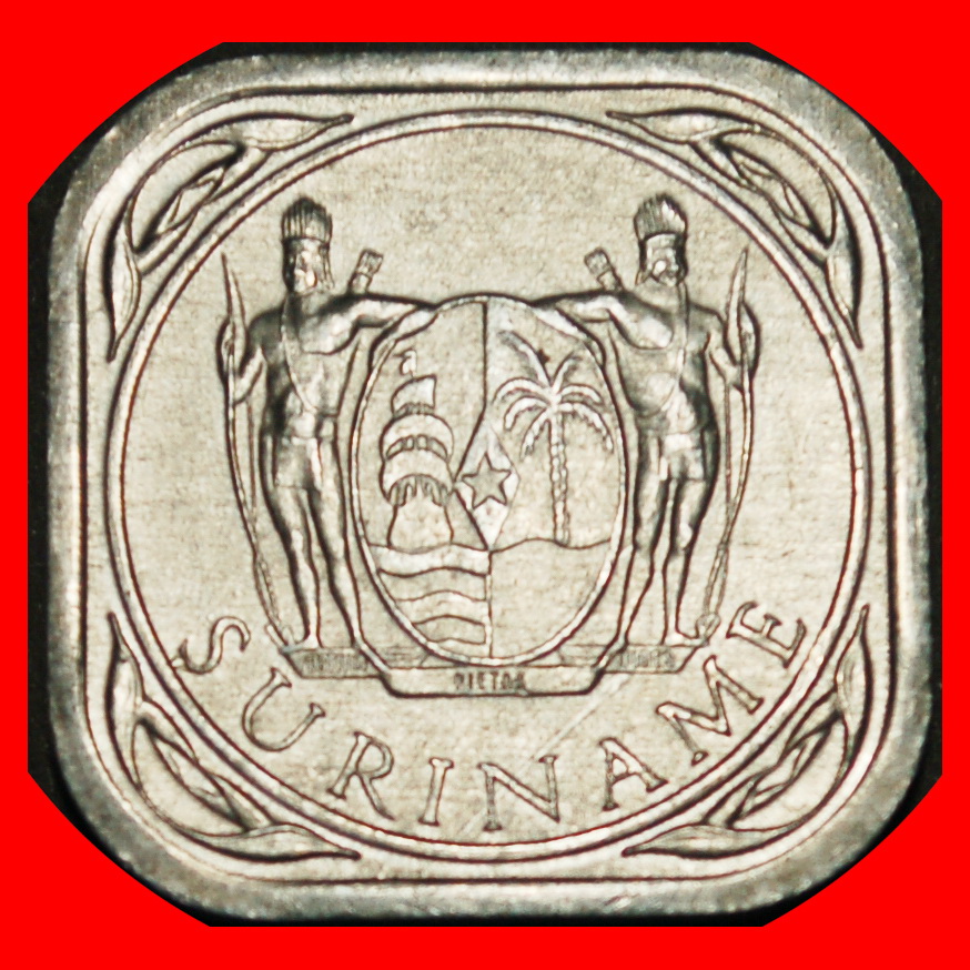  Ⰺ NIEDERLANDE SCHIFF (1962-2021): SURINAME★5 CENTS 1976★STEMPEL II B★STG STEMPELGLANZ★OHNE VORBEHALT   