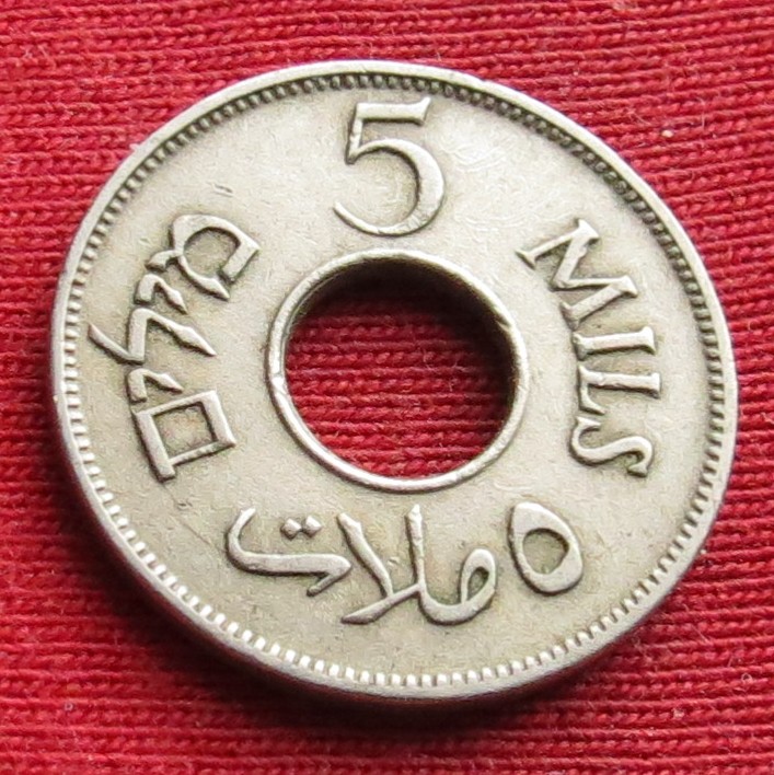 Palästina 5 Mils 1935