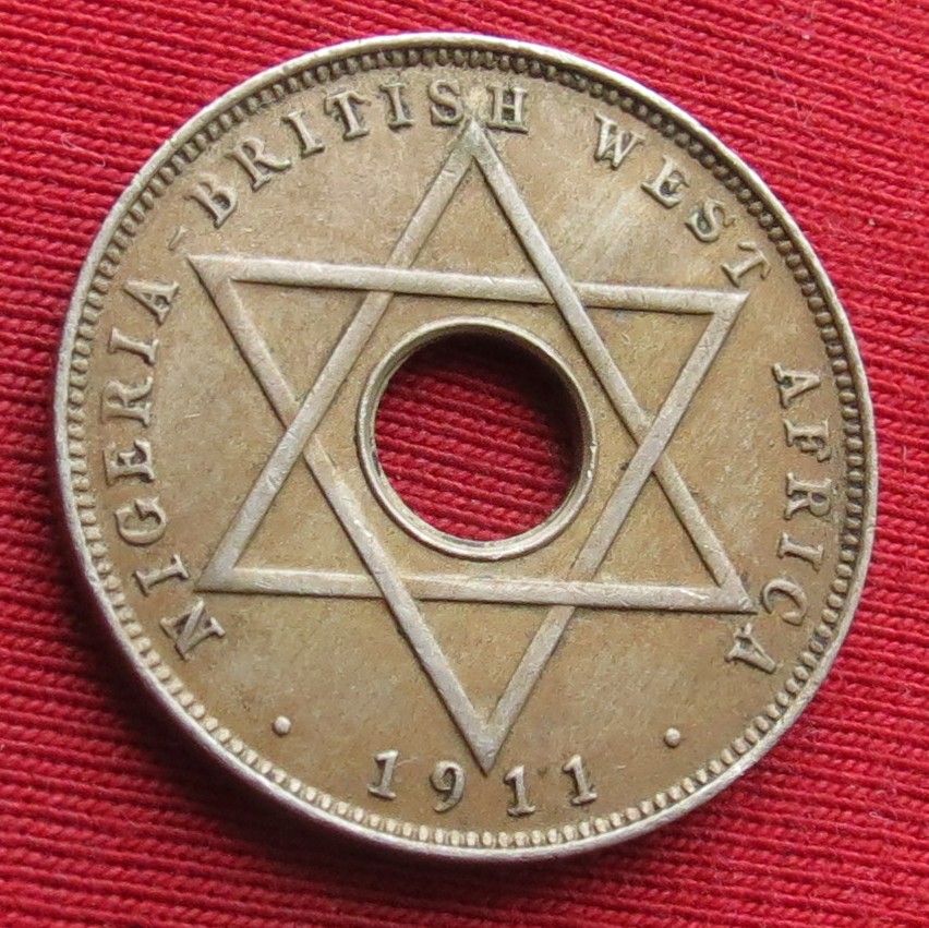 Nigeria Britisch-Westafrika 1/2 penny 1911