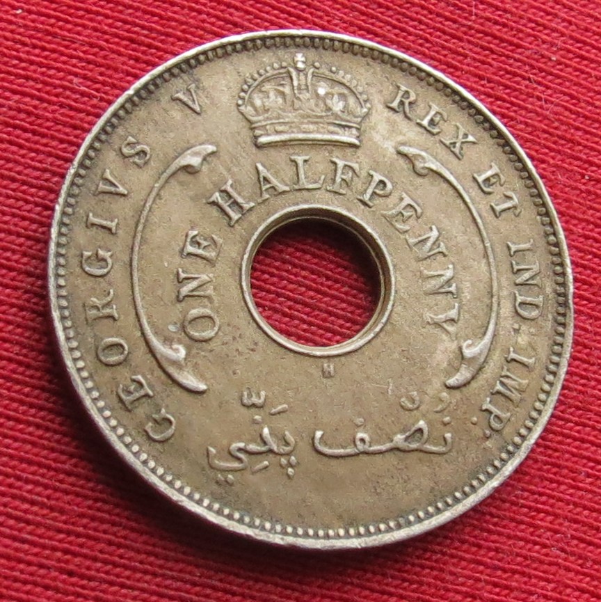 Nigeria Britisch-Westafrika 1/2 penny 1911   