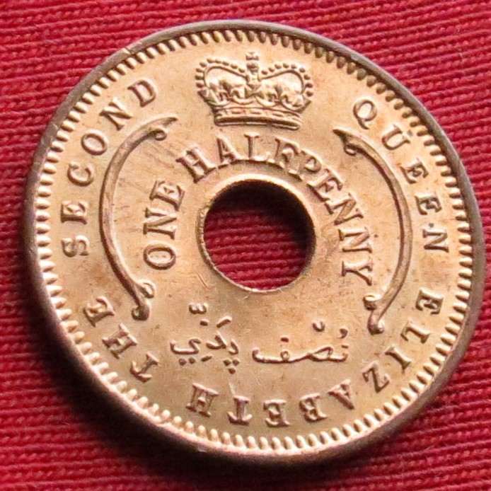 Nigeria Britisch-Westafrika 1/2 penny 1959   