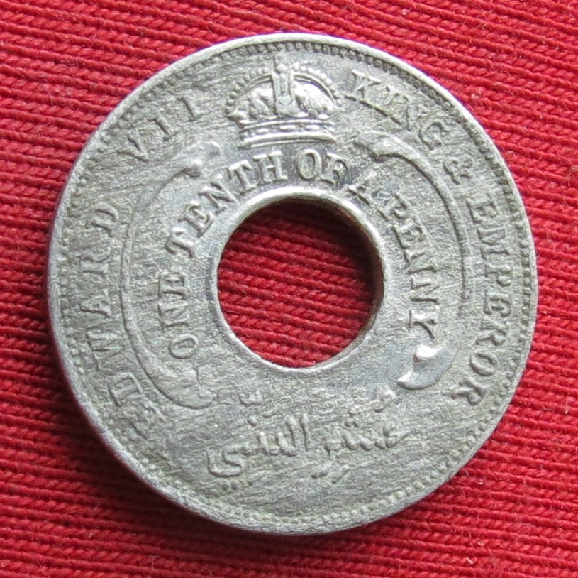  Nigeria Britisch-Westafrika 1/10 penny 1908 km# 1 #С   